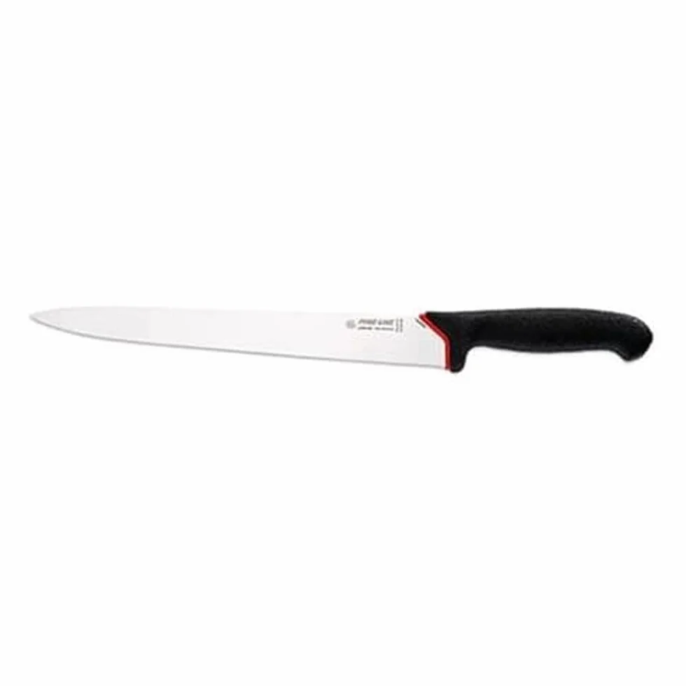 Giesser Od 1776 – Made in Germany – antypoślizgowy nóż do szynki PrimeLine, ostrze 28 cm, czarny, ostry nóż do cięcia nadaje się do mycia w zmywarce, nierdzewny