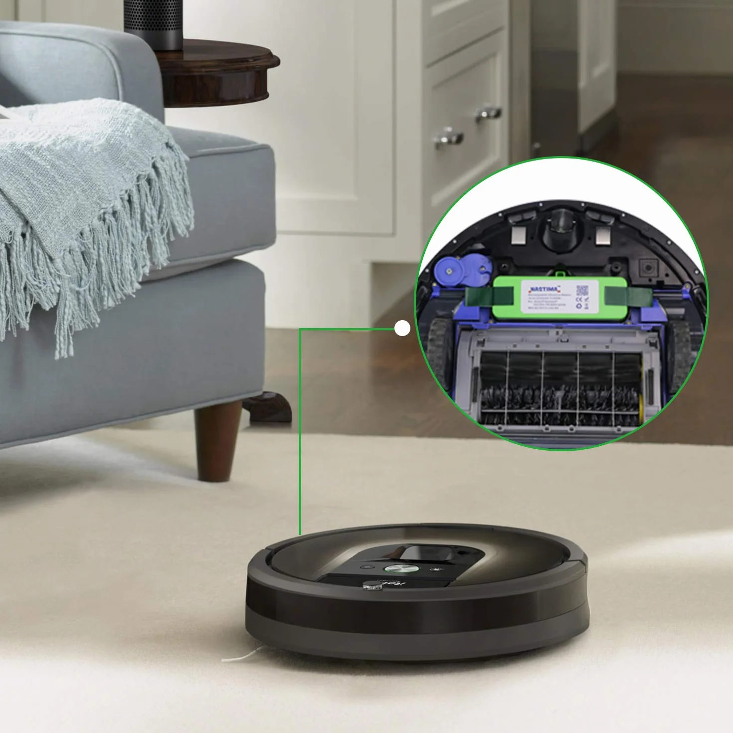 NASTIMA 14,8 V 5000 mAh akumulator litowo-jonowy do Roomba seria 900 800 700 600