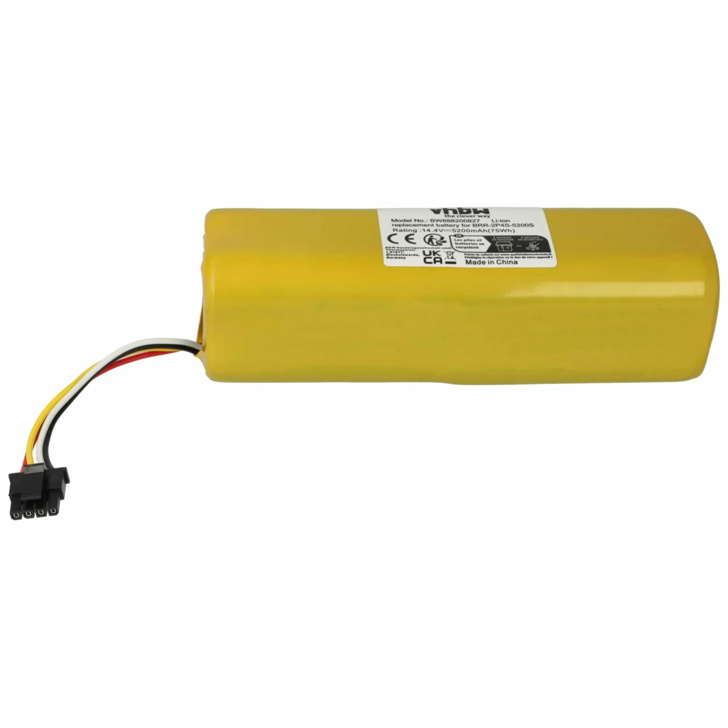 vhbw Akumulator kompatybilny z Dreame D9, D9 Pro, F9, L10 Pro, D10, D10 Plus, D10s, D9 Max, L10 Home 5200 mAh 14,4 V litowo-jonowy