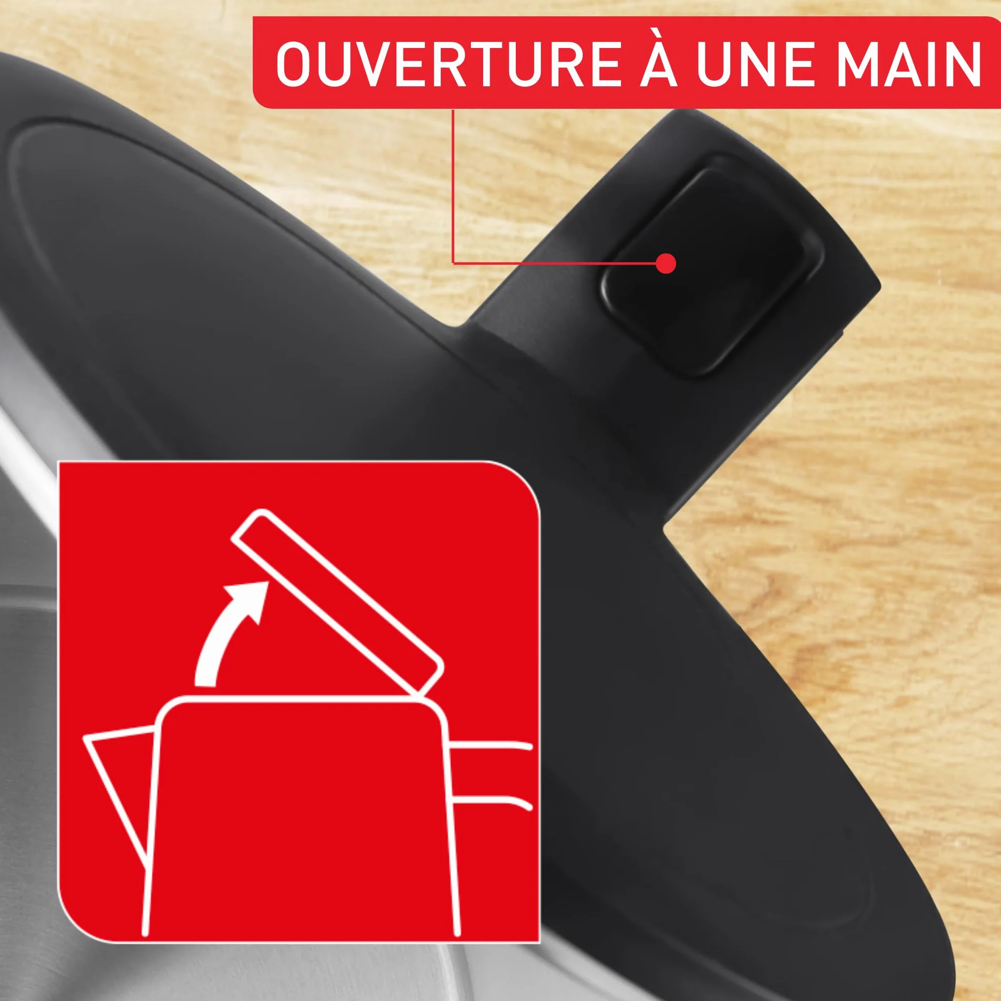 Tefal KO1408E0 Thermo Protect Czajnik elektryczny 1500 W stal nierdzewna czarny