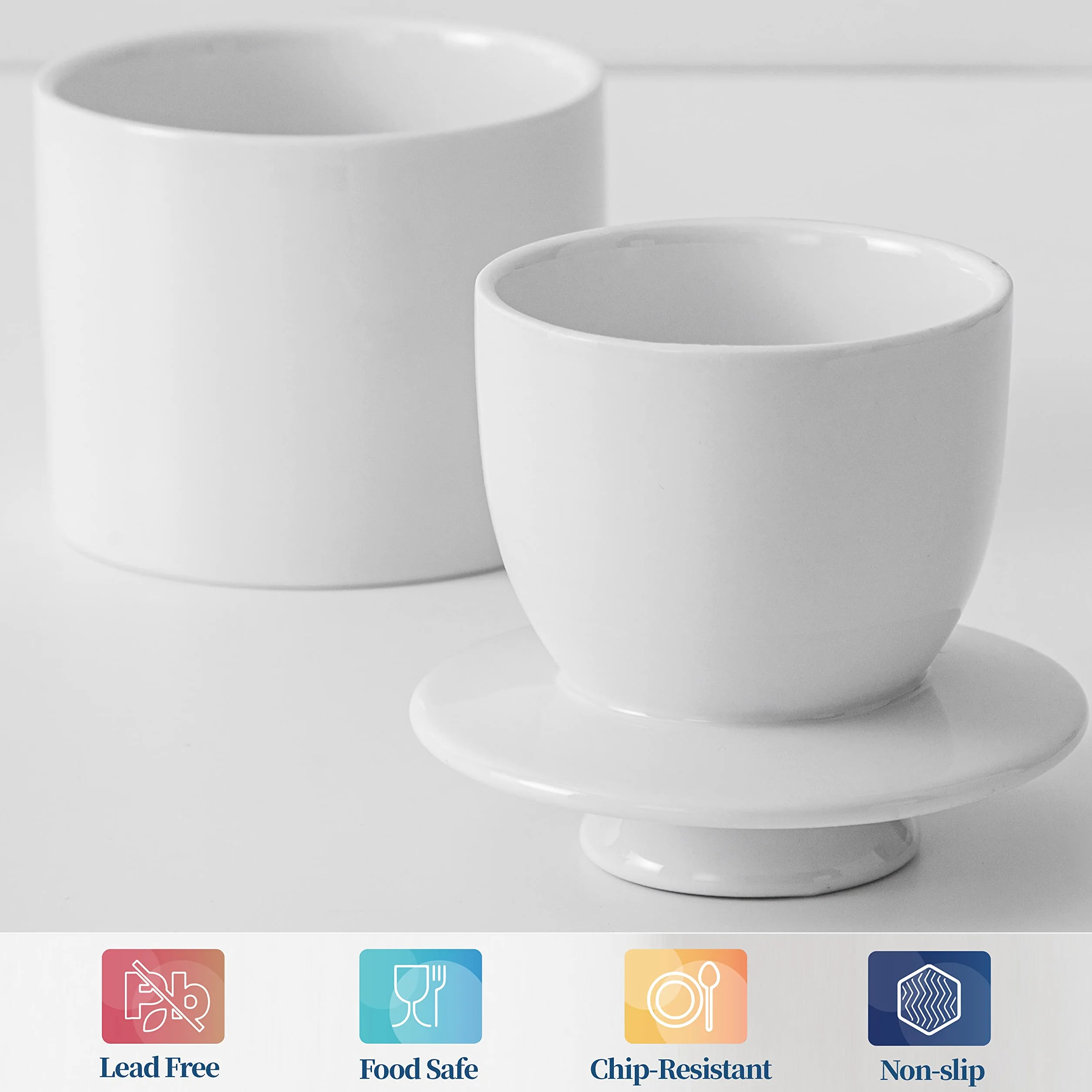 LOVECASA porcelanowy pojemnik na masło z pokrywką, ceramiczny pojemnik do miękkiego masła