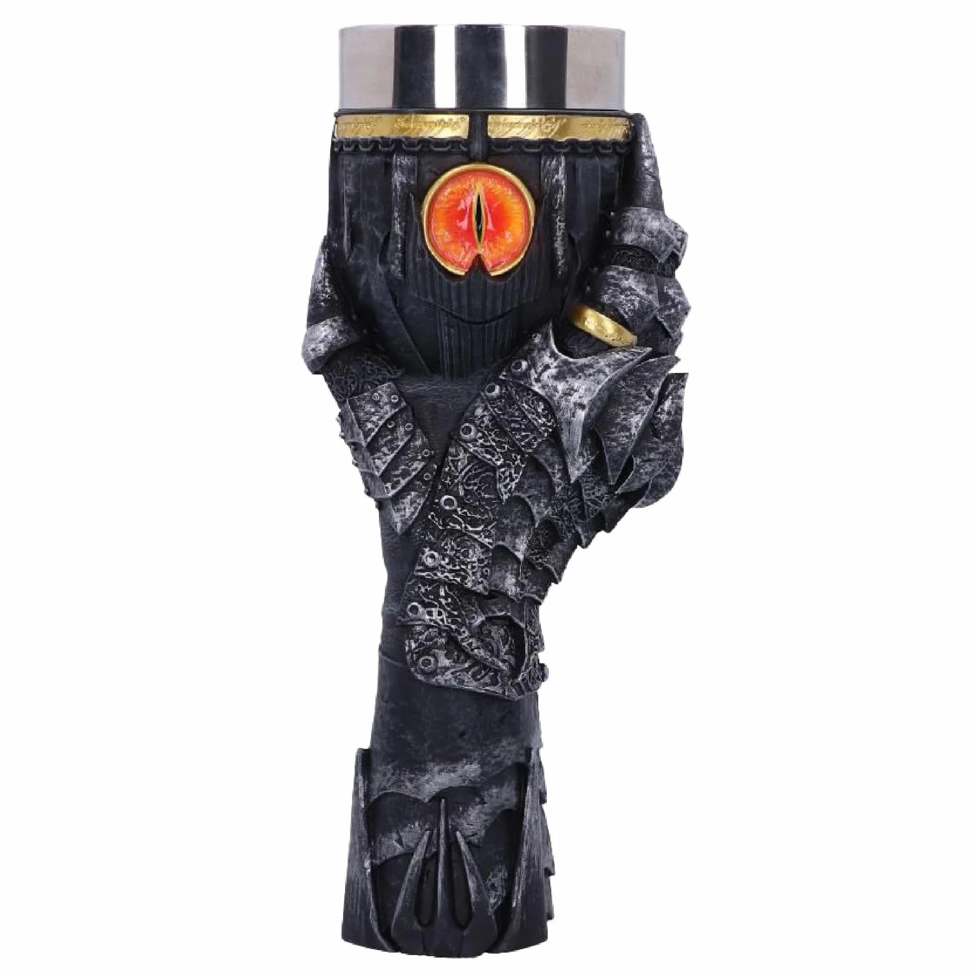 Nemesis Now Oficjalnie licencjonowany kielich Sauron Władca Pierścieni szary 22,5 cm 400 ml