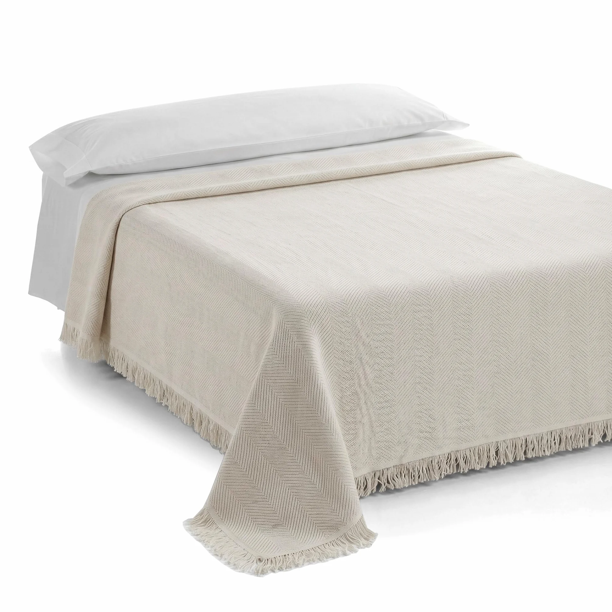 Martina Home Espiga narzuta na sofę bawełna poliester ecru 300 x 260 cm