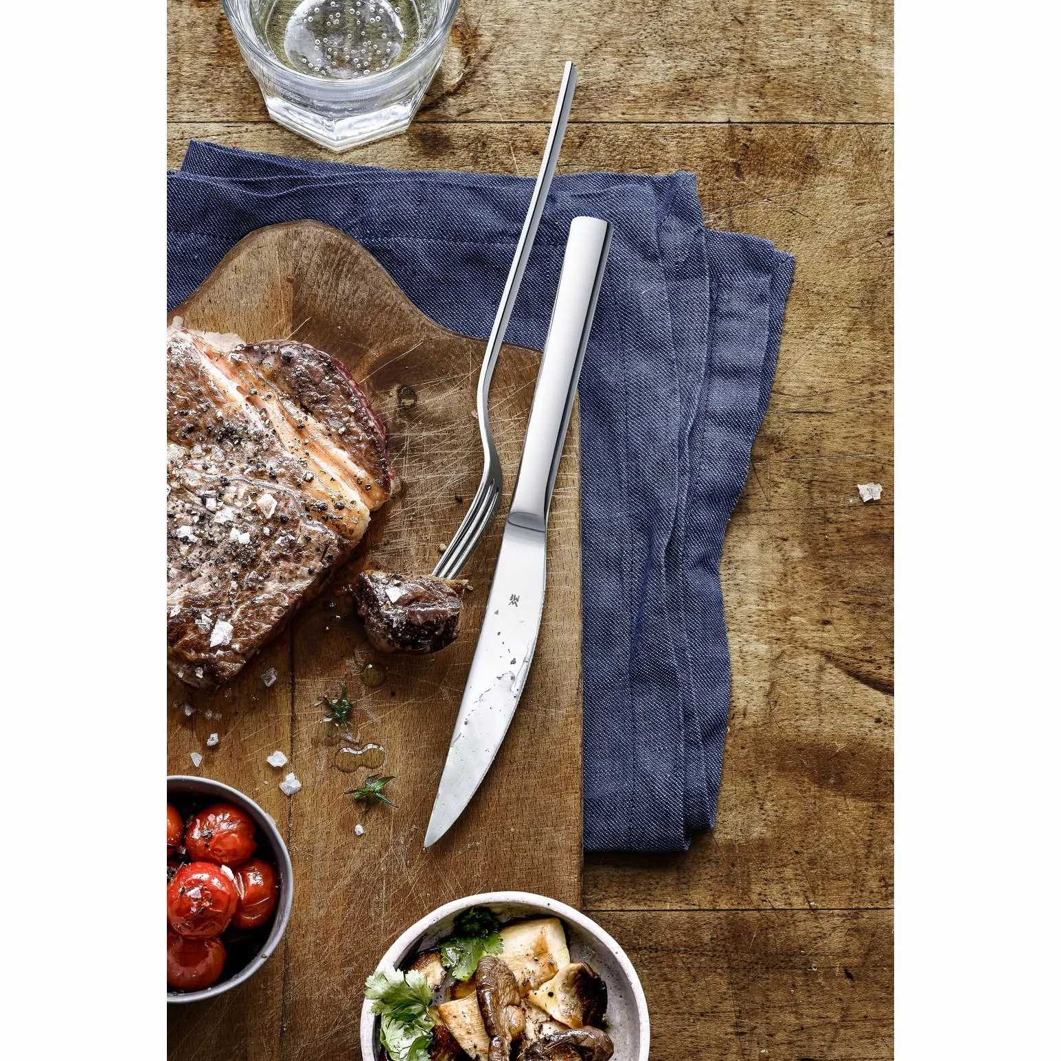 Wmf Steak Set Zestaw Sztućców, Srebrny, 12 sztuk