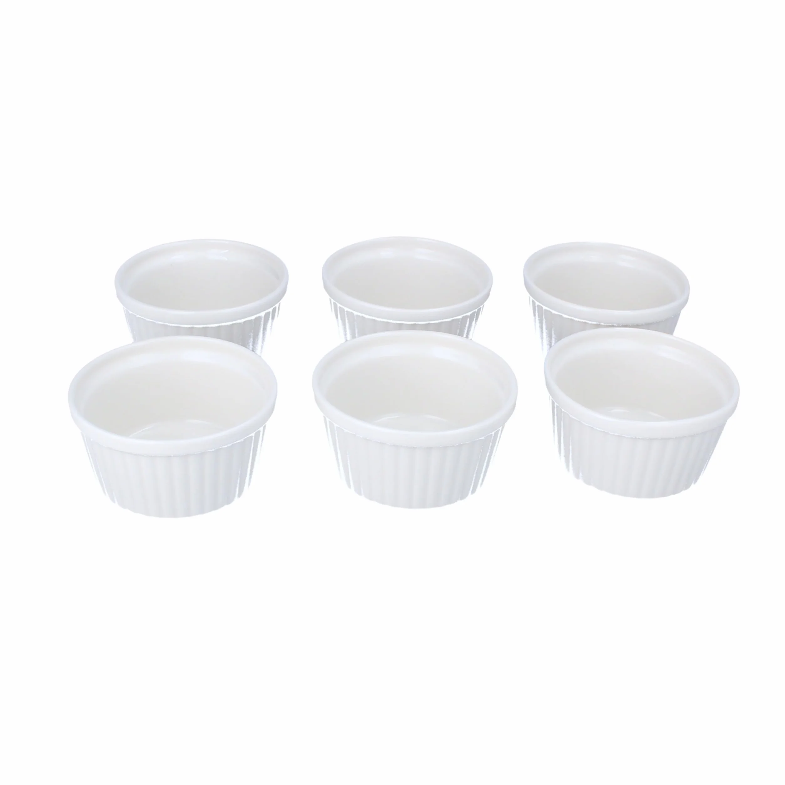 LIVELLO Stromboli Zestaw 6 Kokilek Porcelanowych 180 ml Żaroodporne Ramekiny do Zapiekania