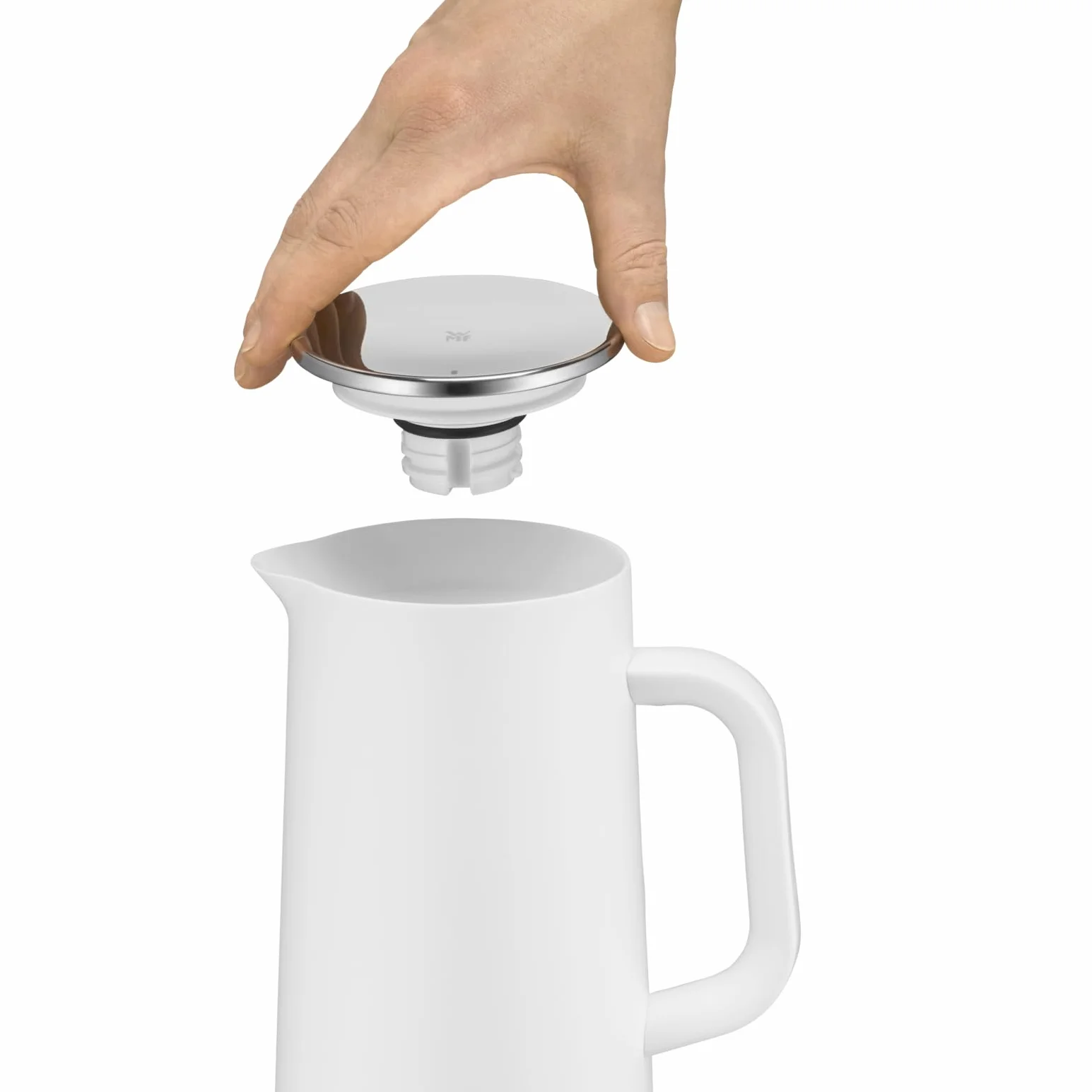 WMF Termos próżniowy Impuls Twist Lock 1,0 l biały