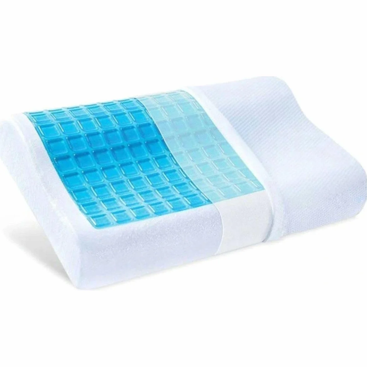 Poduszka Ortopedyczna Żelowa ORO-RELAX GEL XL Termoaktywna Ergonomiczna Pianka z Pamięcią 60x40