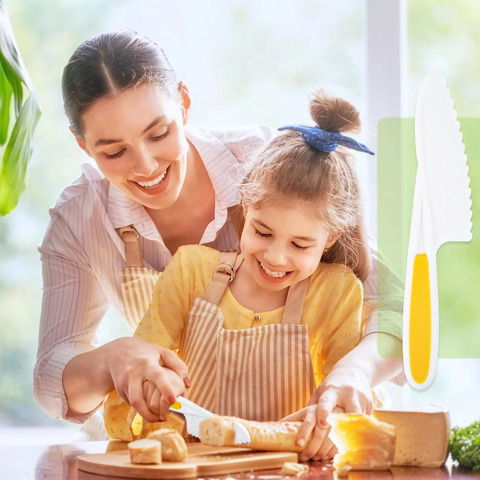 Zestaw noży dziecięcych, 12-częściowy, nóż kuchenny dla dzieci, bezpieczny nóż dla dzieci od 2 lat, nóż Montessori, zestaw do gotowania dla dzieci do krojenia i gotowania owoców lub warzyw