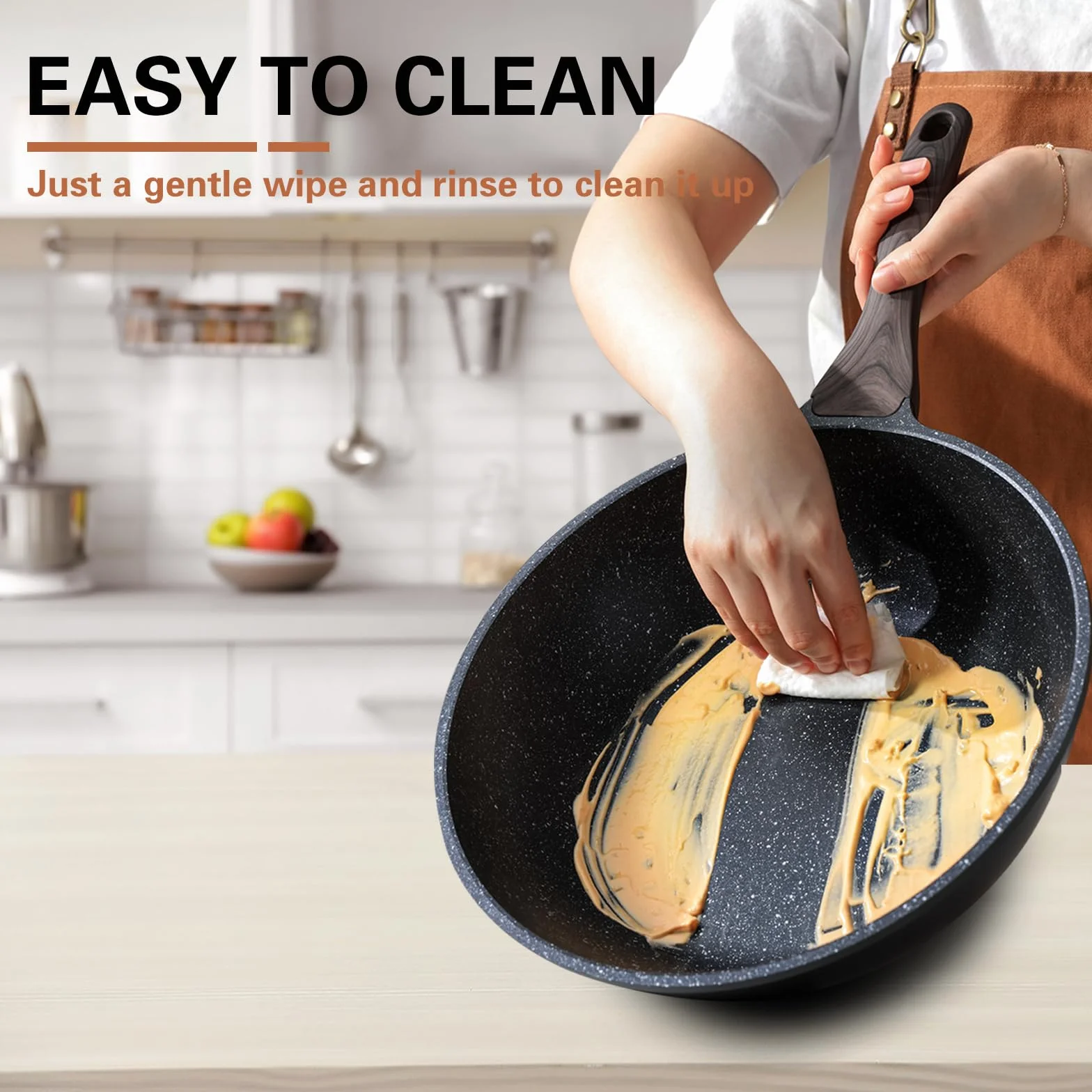 Kordisen Wok 30 cm Indukcyjny Nieprzywierający Bez PFOA