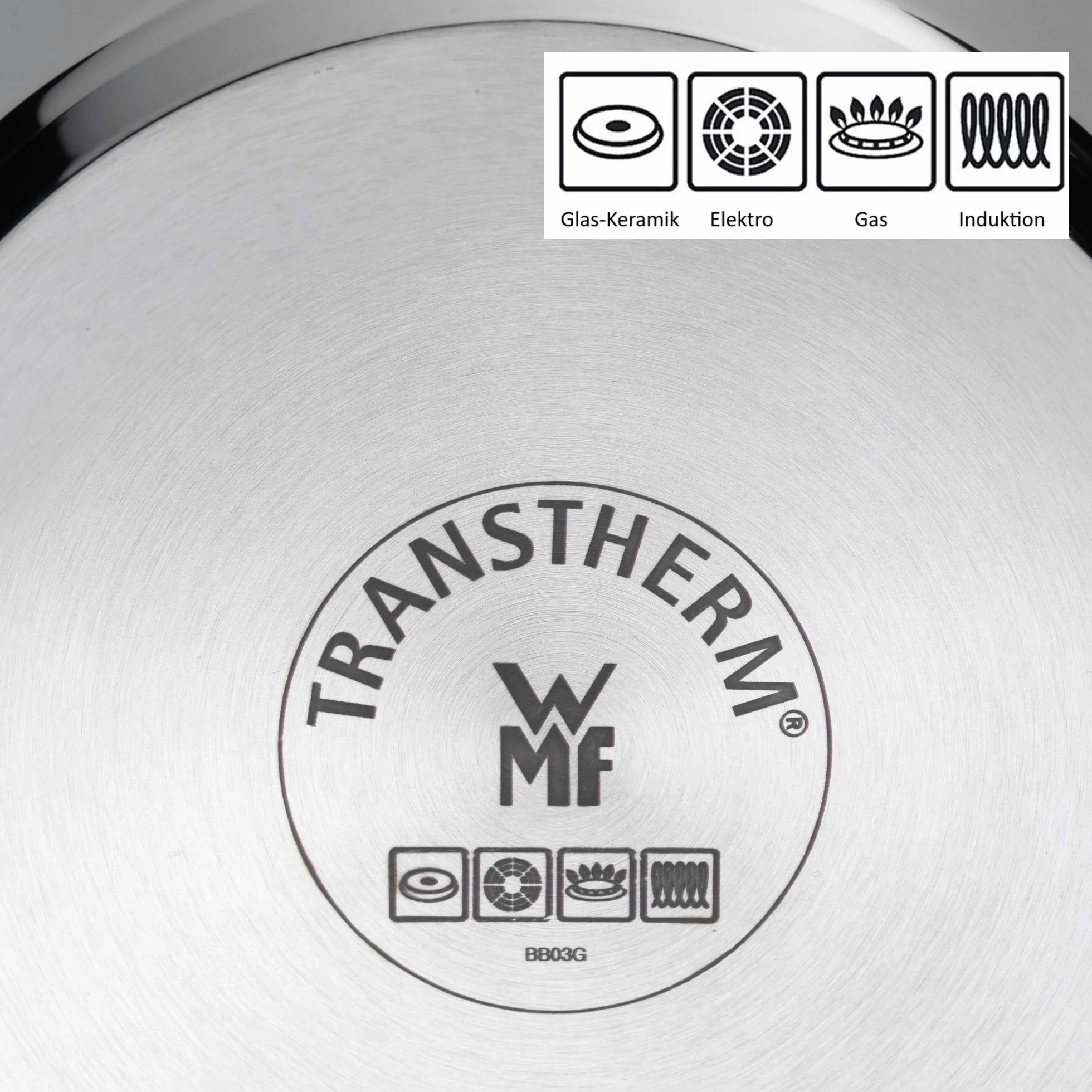 WMF Naczynia kuchenne stal nierdzewna Cromargan Ø 12 cm 1 l