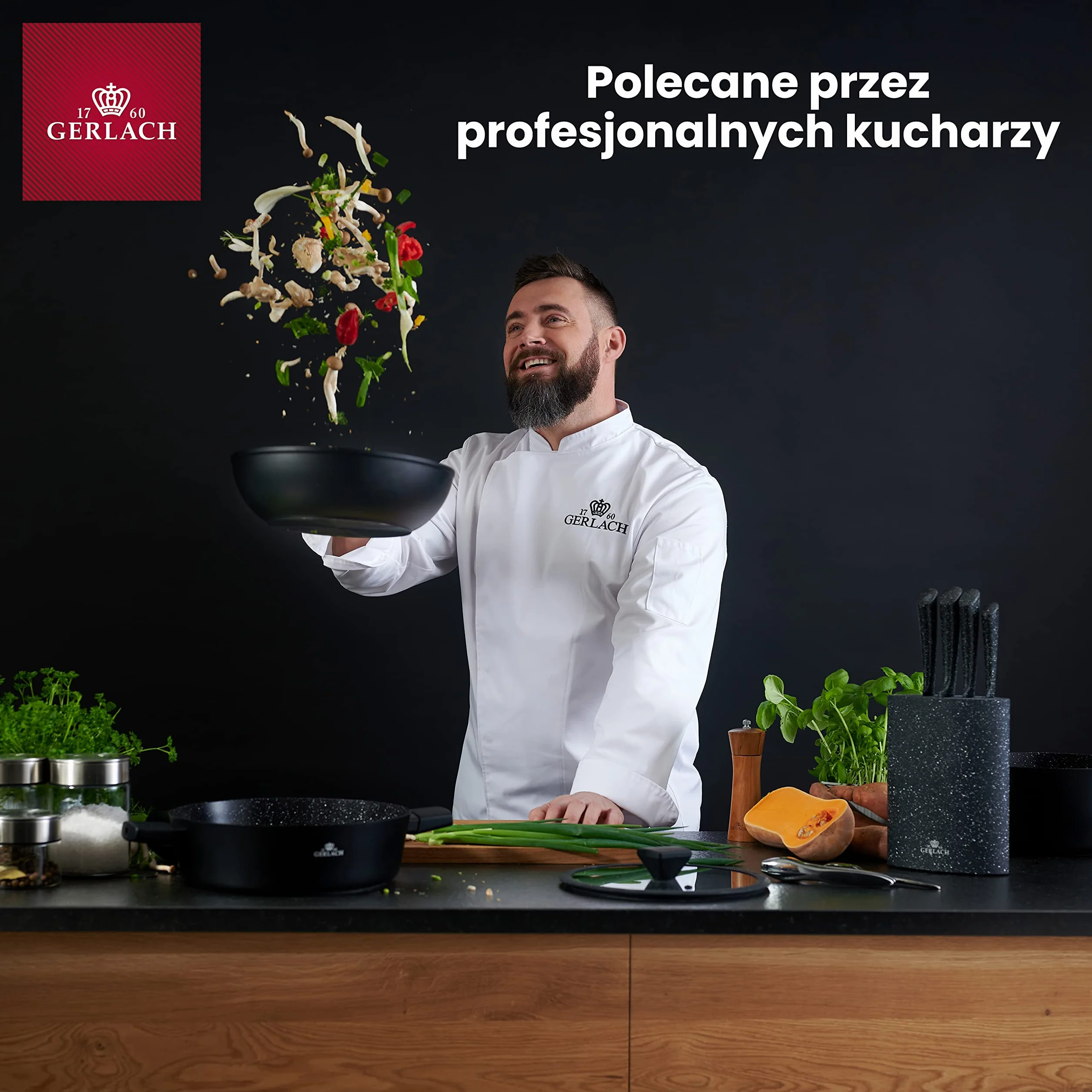 Gerlach Simple Garnek Indukcja Stal Nierdzewna Trójwarstwowe Dno Do Kuchenki Gazowej Elektrycznej Ceramicznej Piekarnika 4,5 l