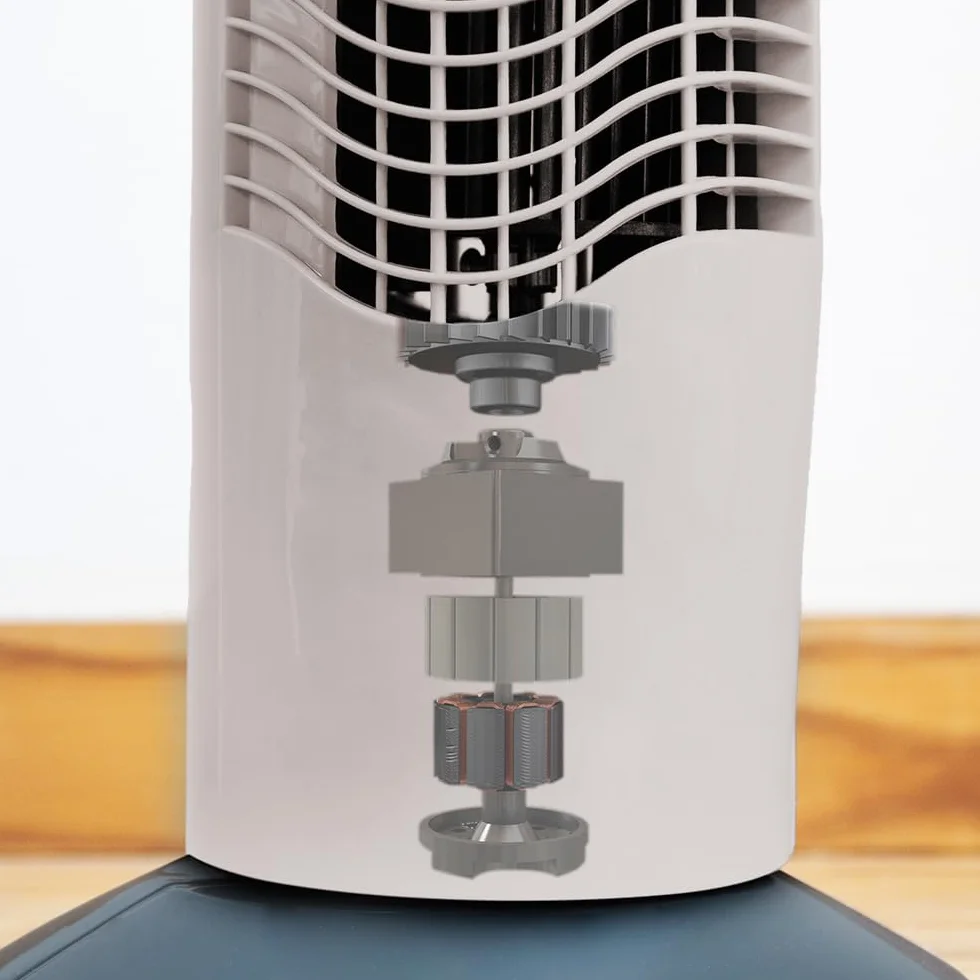 Cecotec EnergySilence 790 Skyline wentylator wieżowy 50 W 76 cm mechaniczny oscylacyjny silnik miedziany 3 prędkości biały