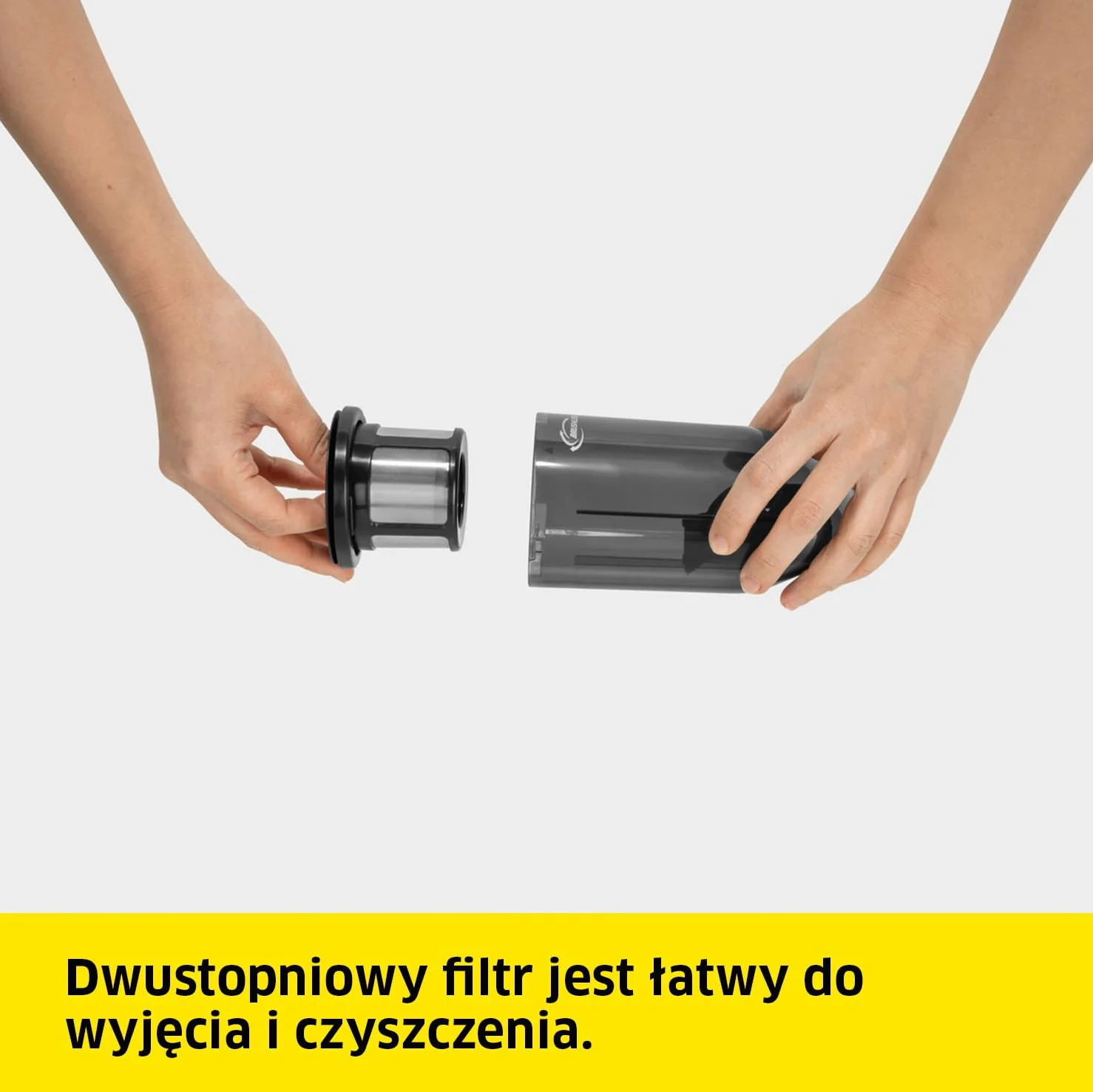 Kärcher Akumulatorowy odkurzacz ręczny CVH 2, kompaktowy i lekki odkurzacz do okruchów, pojemnik na kurz: 0,15 l, waga: 0,65 kg, w zestawie akumulator 7,2 V, ładowarka USB, ssawka szczelinowa 2 w 1