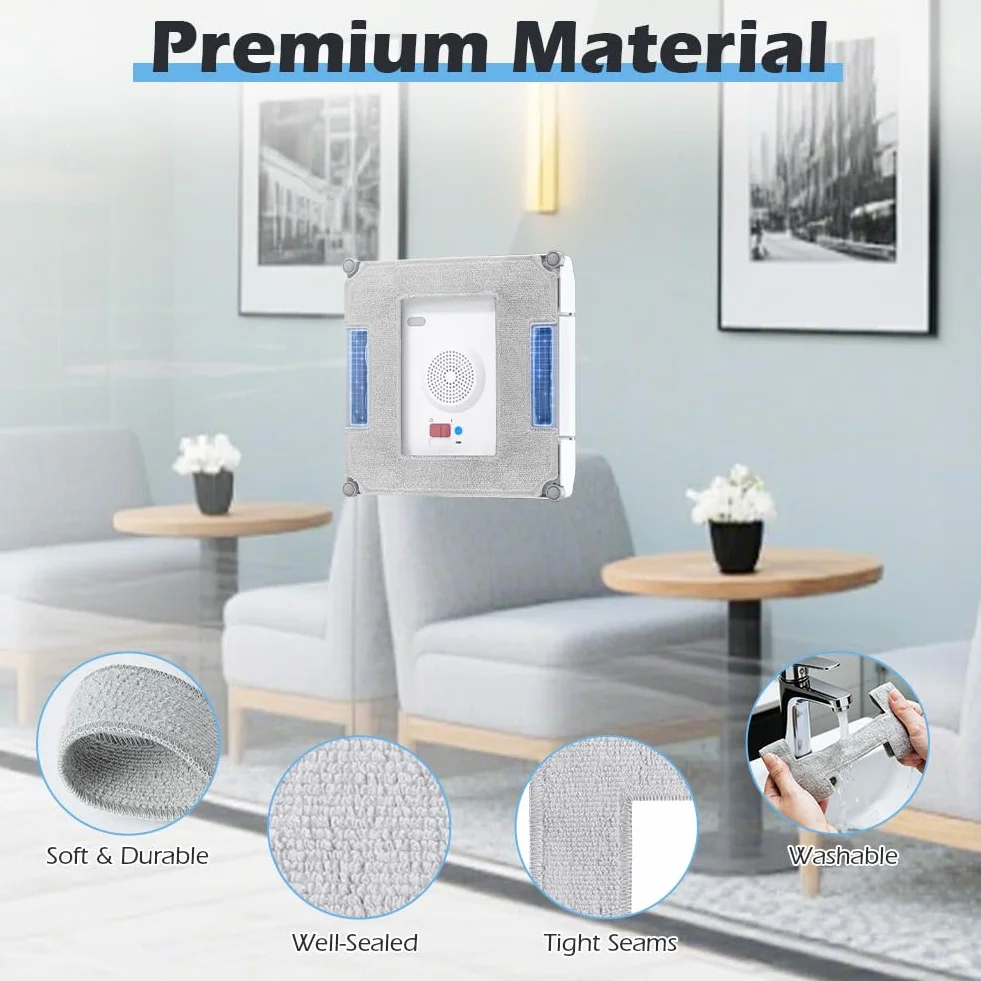 AUYAO Ściereczka do czyszczenia robota mikrofibry kompatybilna z ECOVACS W1 W1S W1S Upgrade W1S Pro W2 W2S Pro