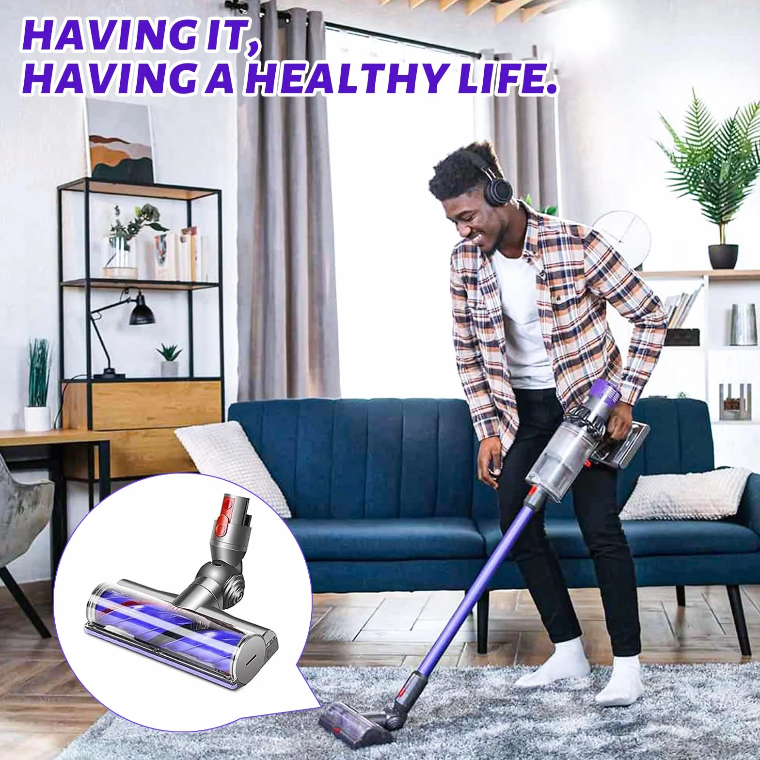 Szczotki Głowy do Dyson V7 V8 V10 V11 V15 SV10 SV11 SV12 SV14 Odkurzaczy