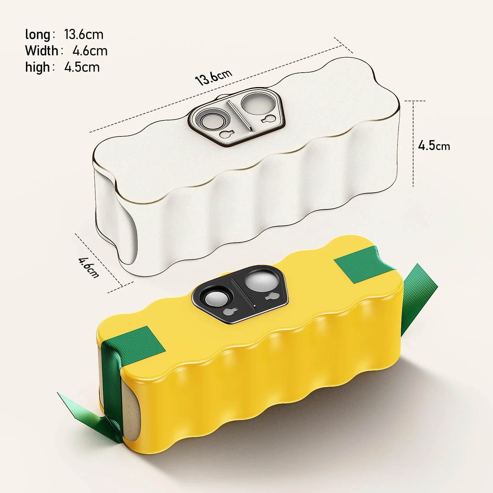 4050mAh Ni-MH Odpowiedź Bateria do iRobot Roomba 500 600 700 800 Series 530 531 532 535 536 540 550 552 560 570 580 595 620 650 666 0 7600 770 780 790 870, ze szczotkami, śrubami i śrubokrętem