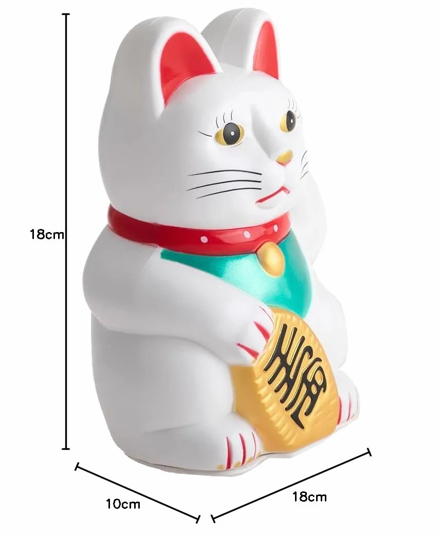 Kot Maneki Neko Ruszające Się Ramię Szczęśliwy Kot