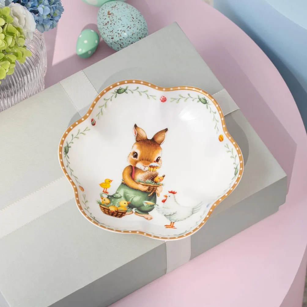 Villeroy & Boch Annual Easter Edition Miseczka 2026 Kolorowa Złote Akcenty Porcelana Premium