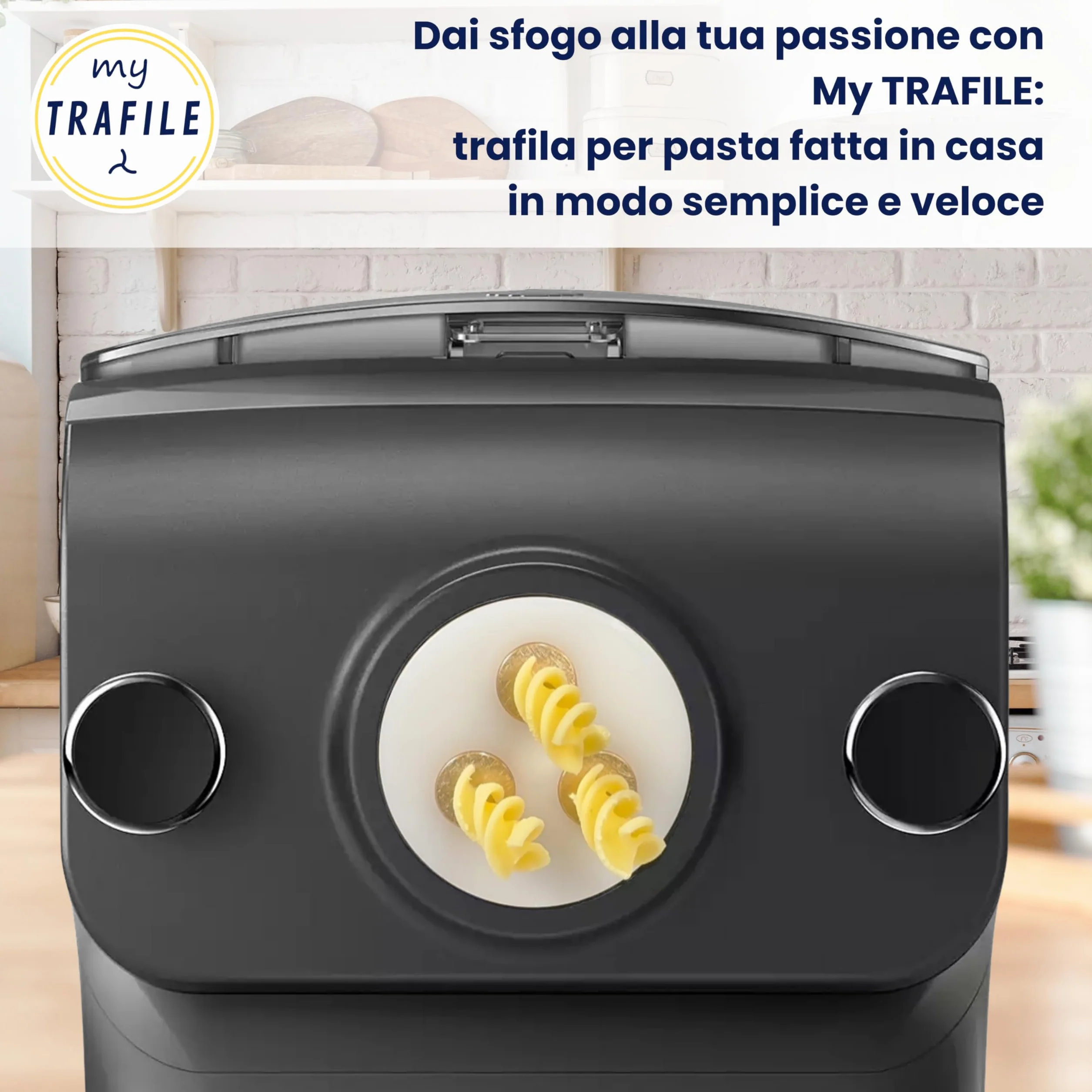My Trafile Trafila Linea Pro Fusilli 3P 10 mm POM kompatybilny Philips Pasta Maker Avance 7000 series
