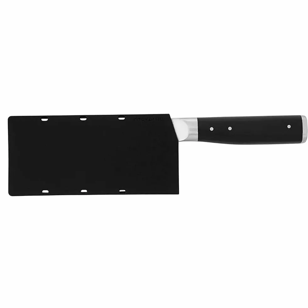 KitchenAid Nóż kuchenny tasak do mięsa i warzyw stal japońska 15 cm czarny