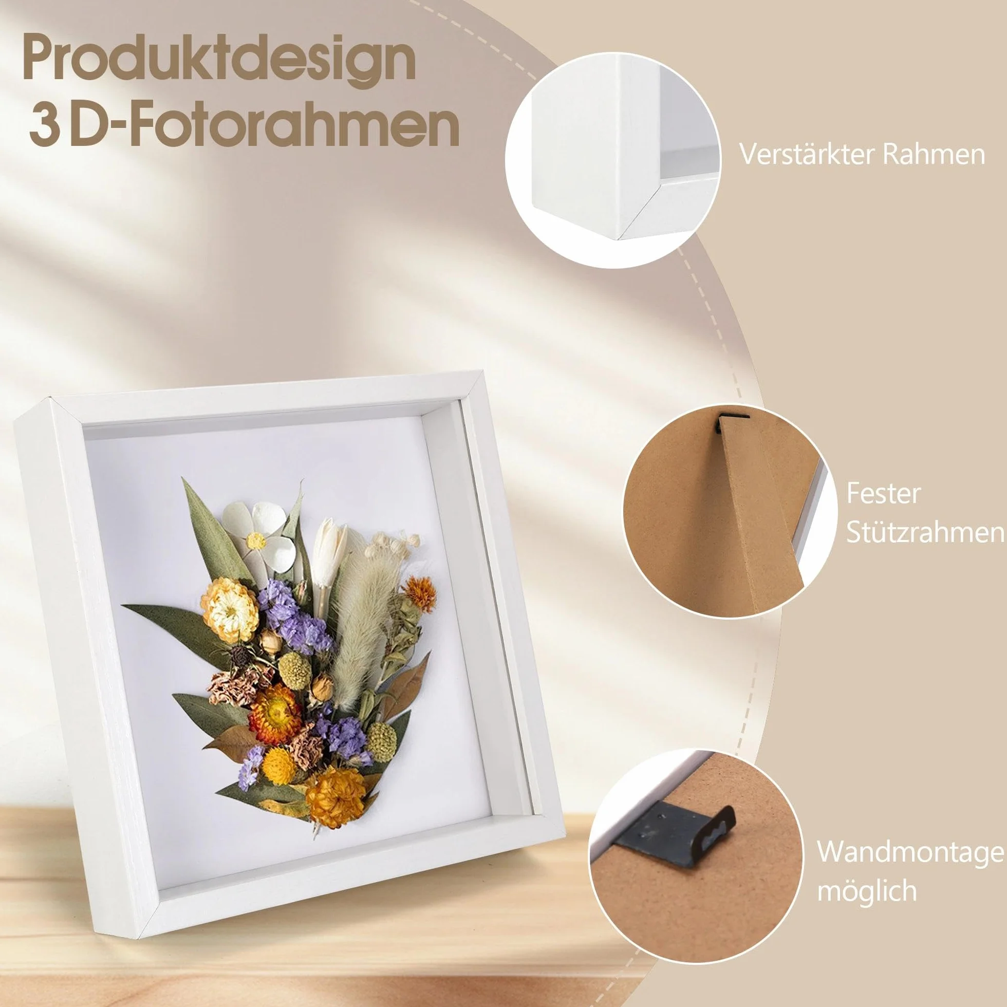 Ramka na zdjęcia 3D do napełniania