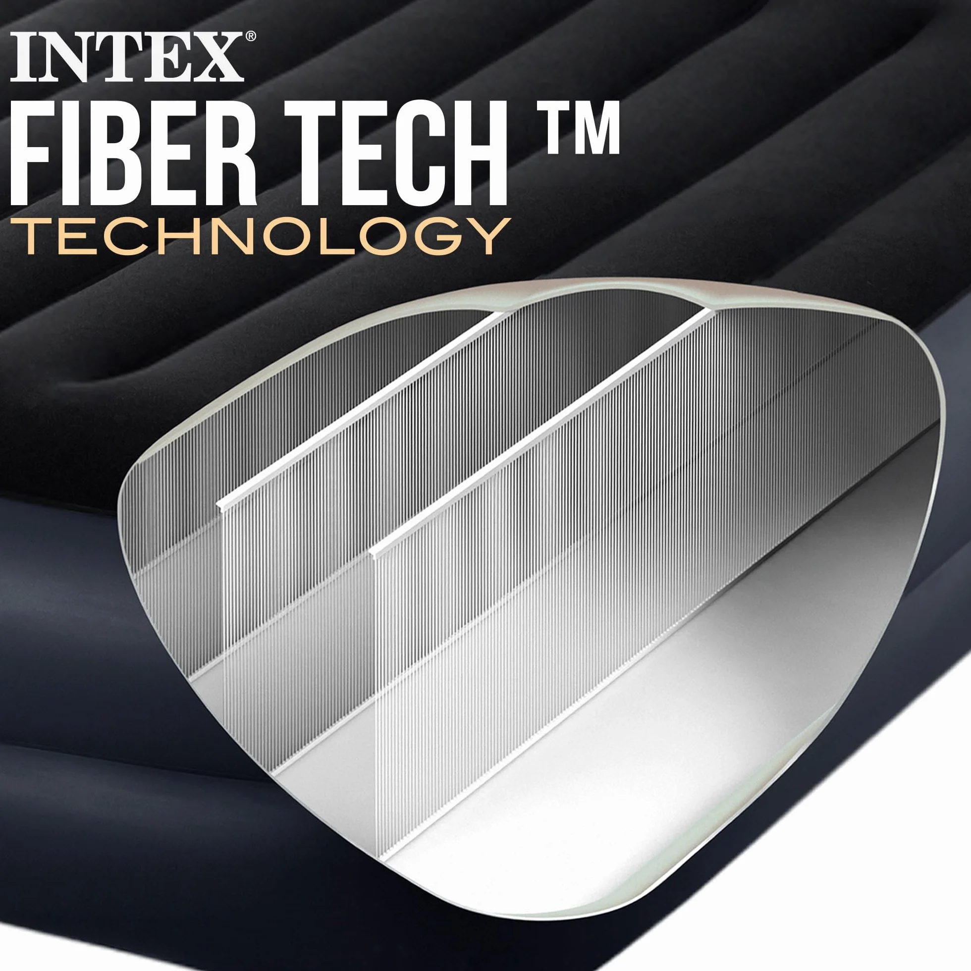 Intex 64122ND Materasso Dura-Beam Pillow Rest Raised Autogonfiante 99x191x42 cm