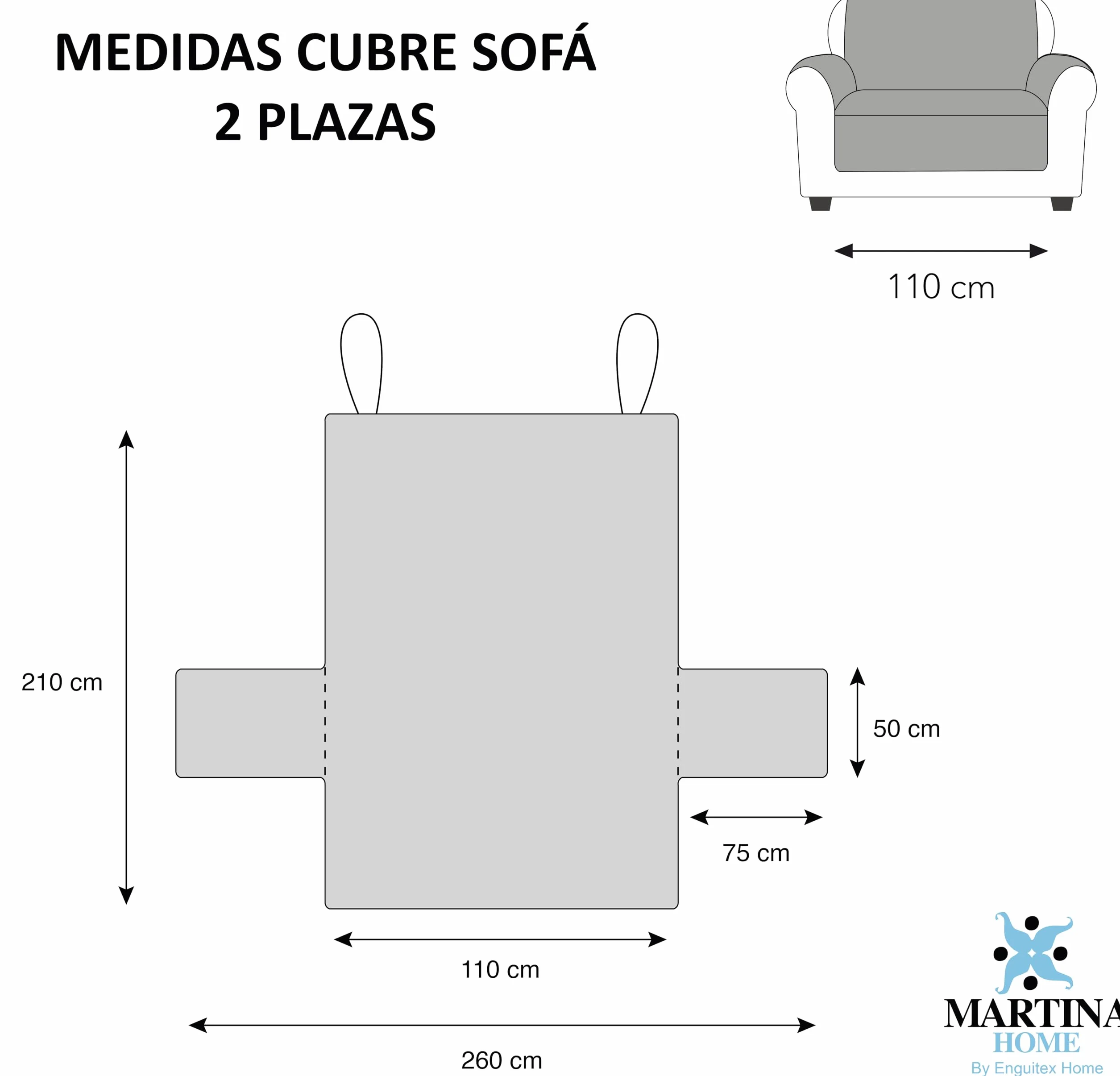 Martina Home Diament 2-osobowa narzuta na sofę beżowy/akwamaryn