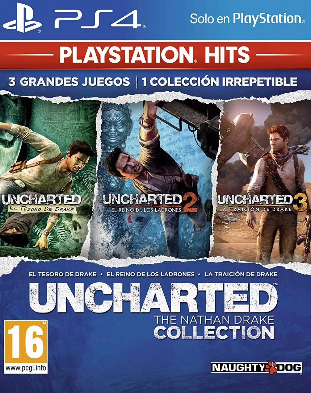 JUEGO Para CONSOLA SONY PS4 Hits Uncharted Collection