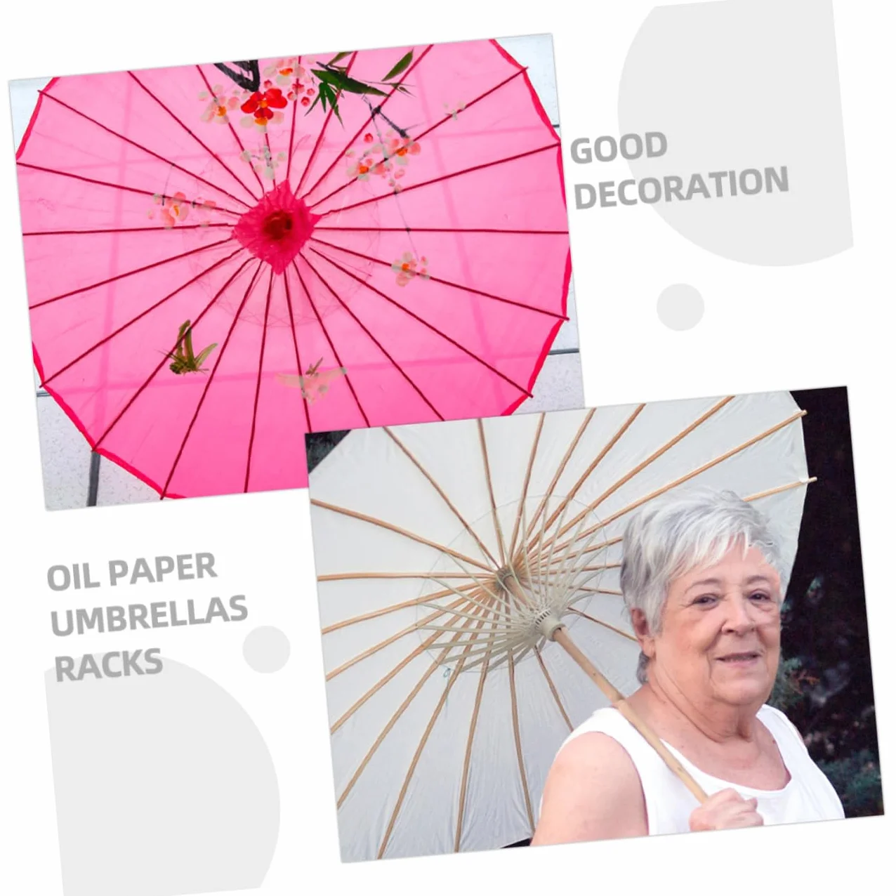 Parasol z Papieru Olejowego Akcesorium Wspornik Parasola