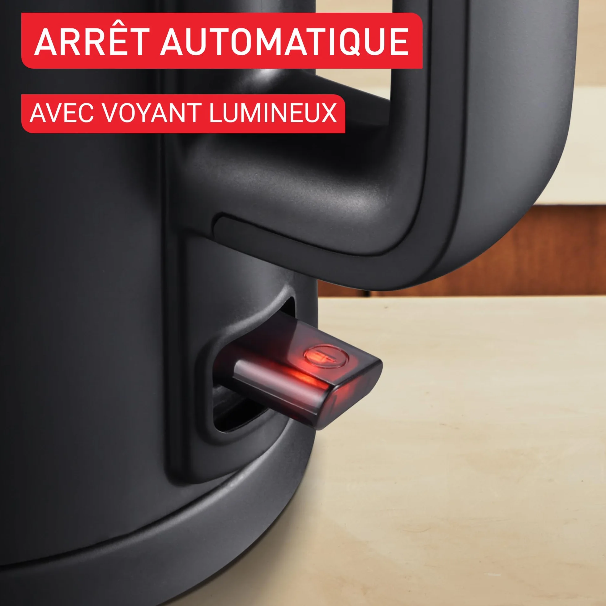 Tefal KO1408E0 Thermo Protect Czajnik elektryczny 1500 W stal nierdzewna czarny