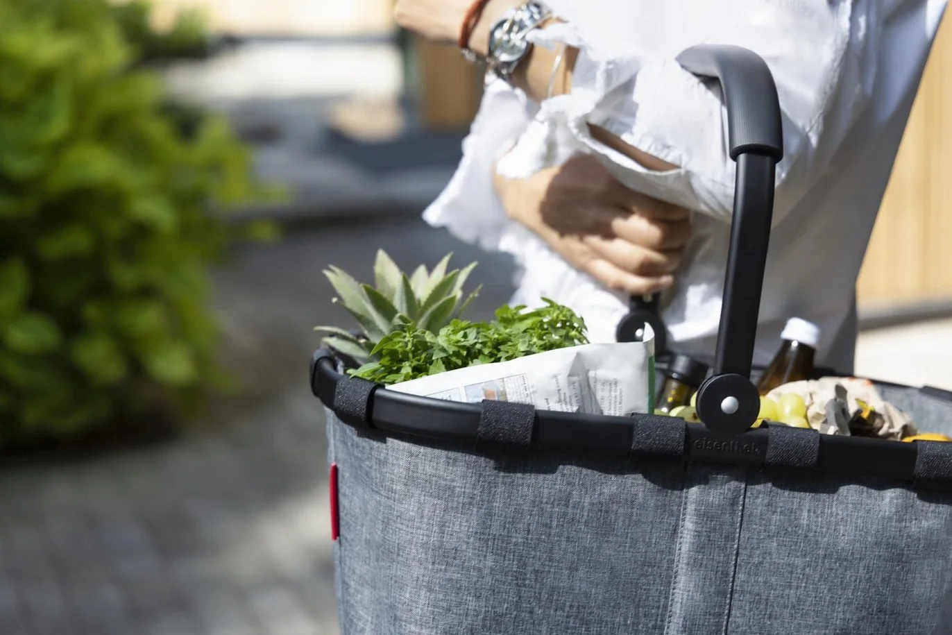 Reisenthel Carrybag Frame Twist Silver koszyk na zakupy, 48 cm, 22 l